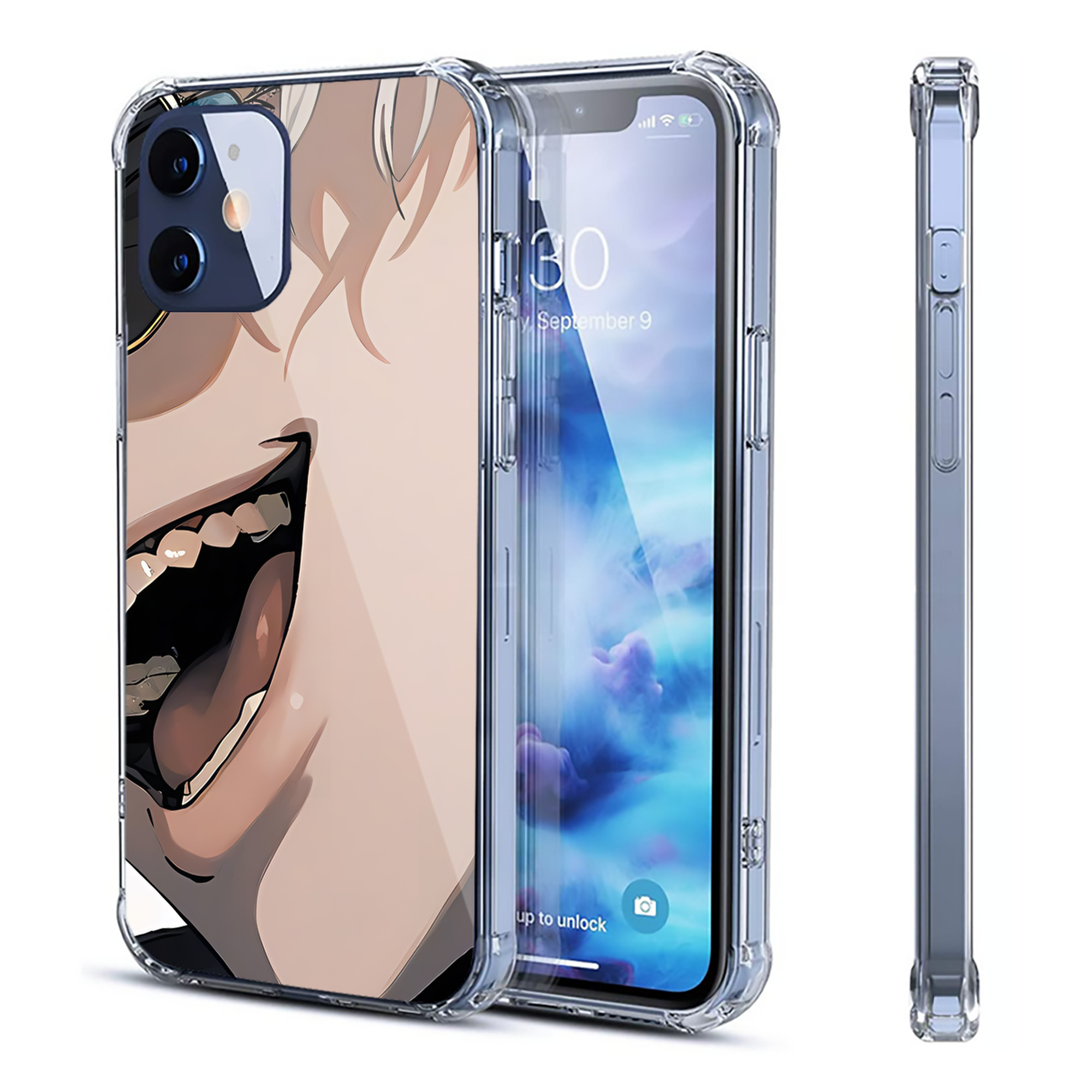 （画像用） SPY×FAMILY间谍家家酒 【iPhone 12シリーズ対応】透明スマホケース（クリアソフトケース）